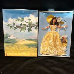 Barbie in Elegant Yellow Gown with Accessories